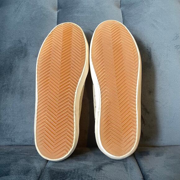 Rebecca Minkoff Michell Shoes Studded Taupe Leather Casual Sneakers U.S. Size 6 - Picture 7 of 10